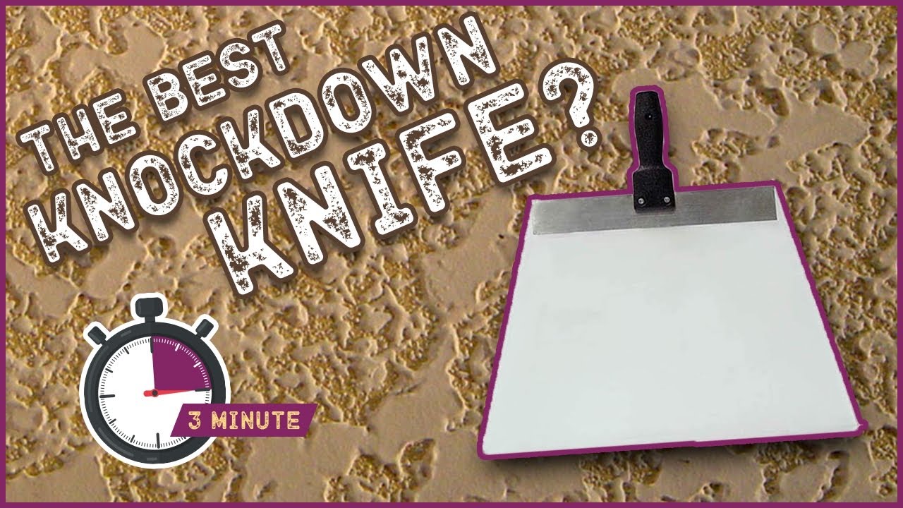 The Best Knockdown Texture Knife- 3 minute video