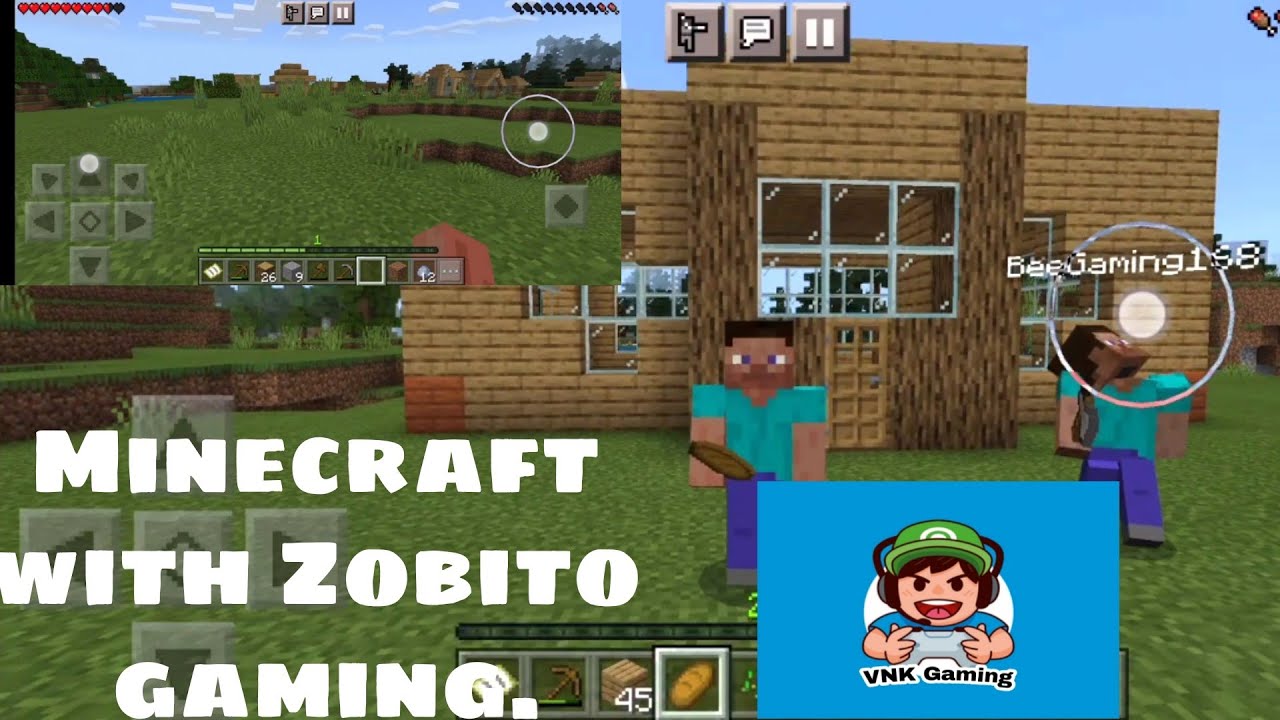 Minecraft Ep:1.minecraft online with Zobito Gaming.khmer