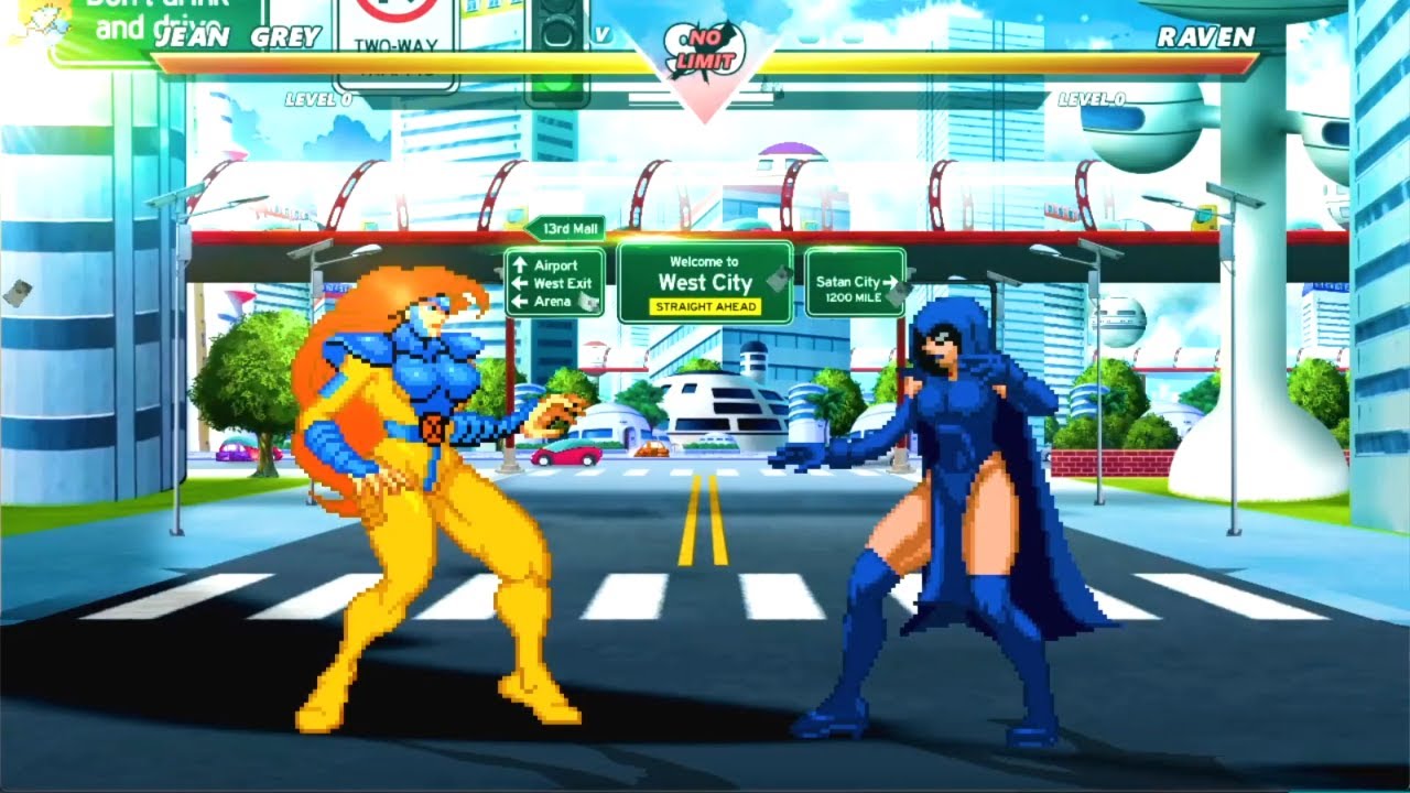 JEAN GREY VS RAVEN | MARVEL VS DC MUGEN