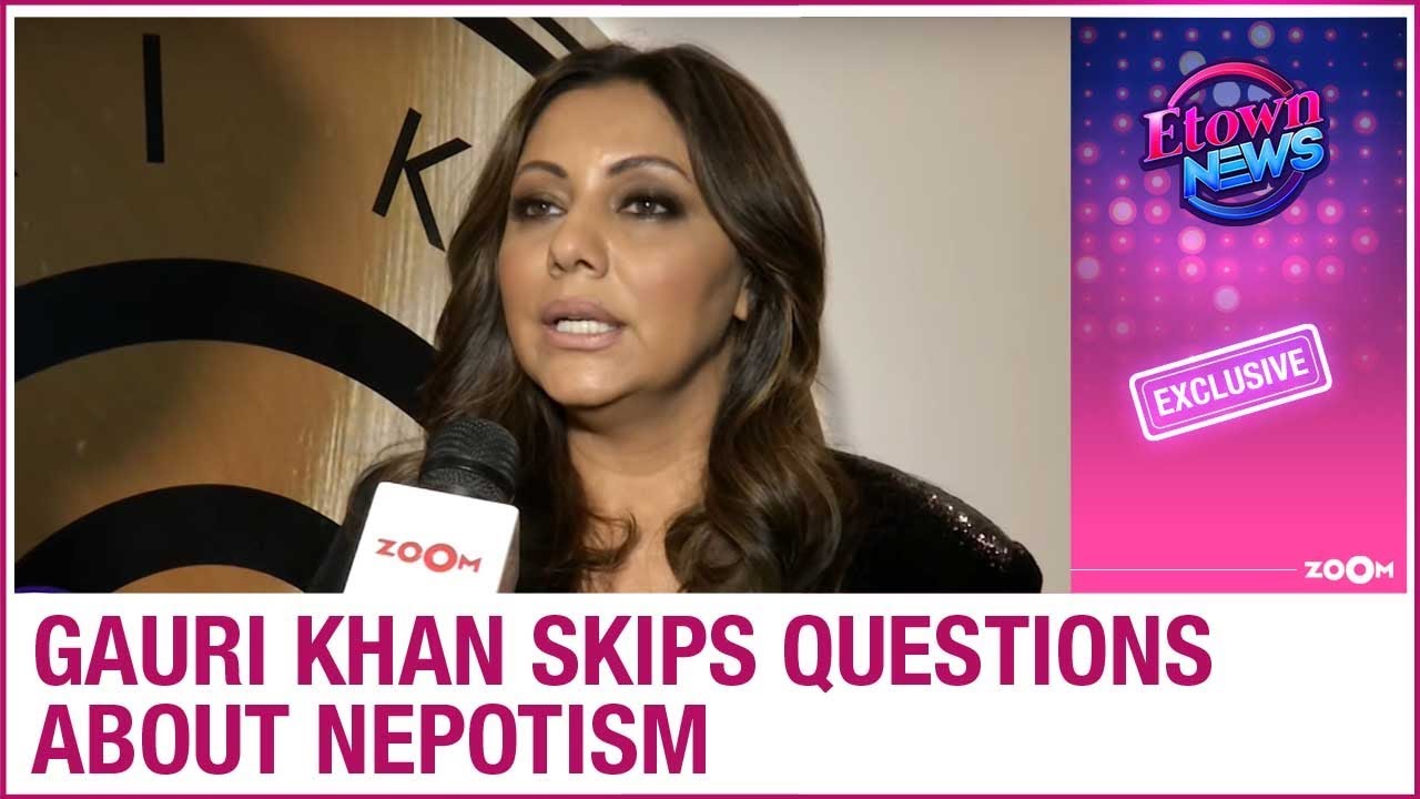 Gauri Khan SKIPS questions about nepotism, talks about Shah Rukh's assistance & more | Exclusive