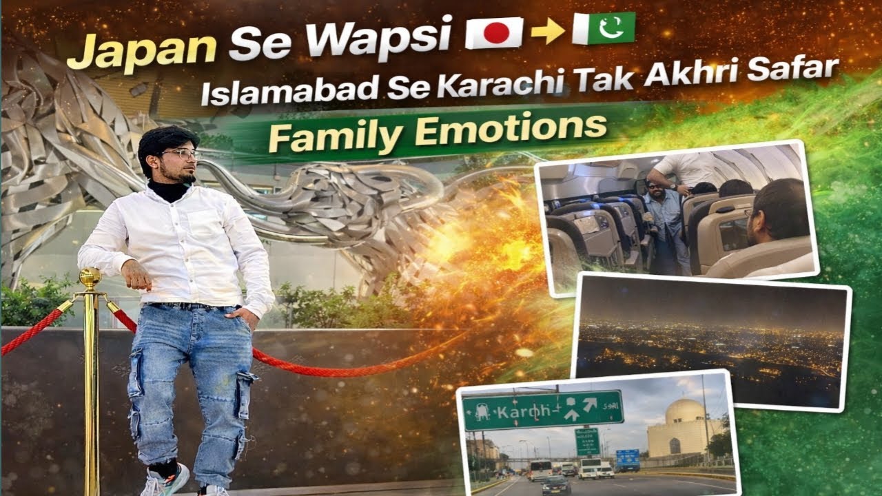 “1 Saal Baad Ghar Wapsi 😭 | Japan Se Pakistan Tak Ka Yaadon Bhara Safar”