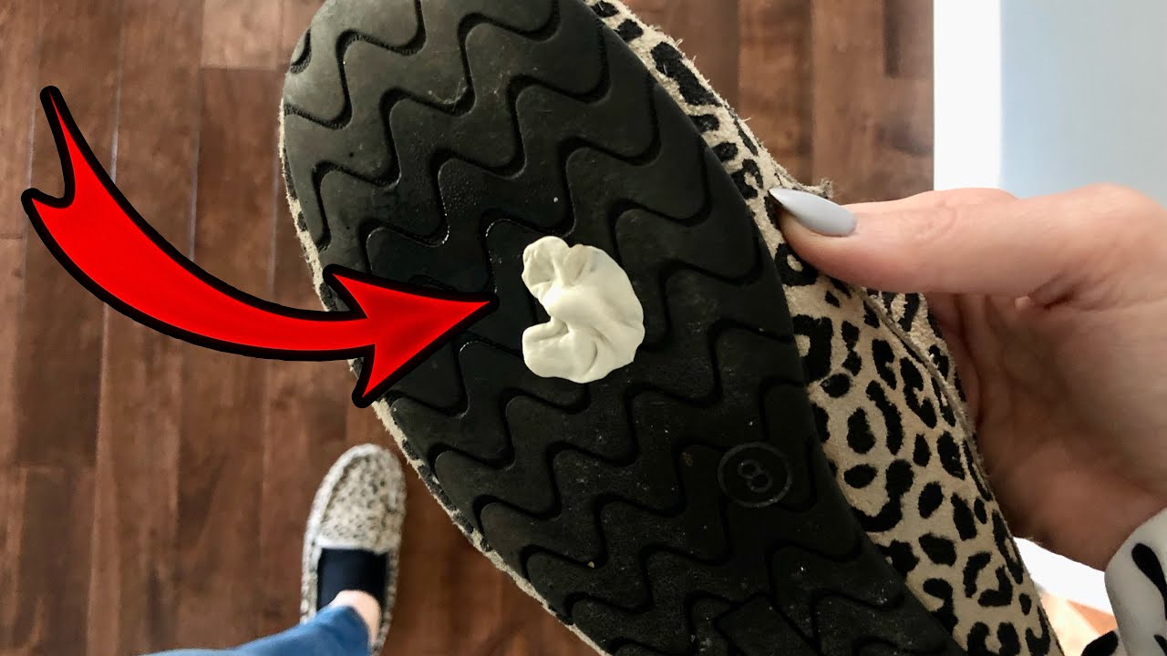 How to get GUM off your SHOES IMMEDIATELY! 💥 (clothing, windows, glass too)