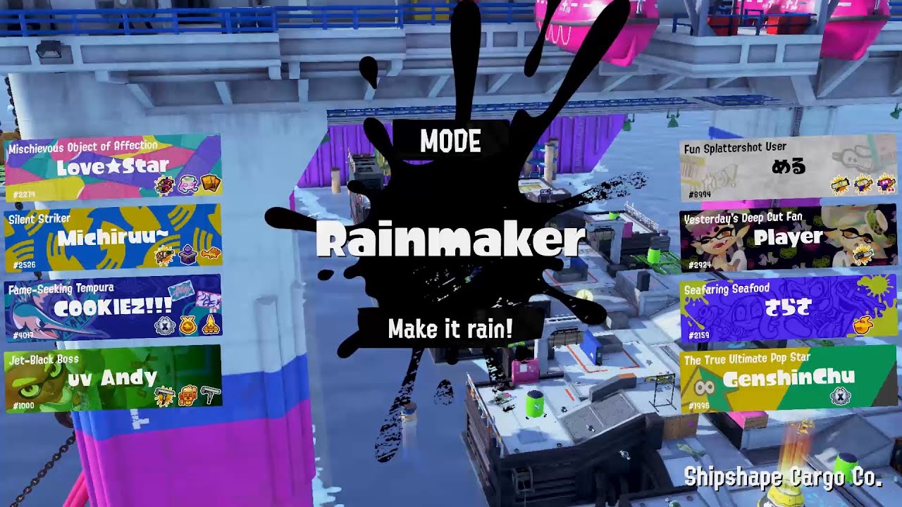 【Splatoon3】X Rank | Rainmaker #12