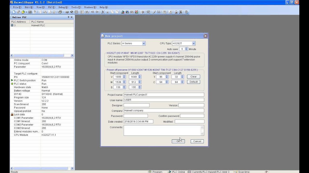 Haiwell PLC - How to add PLC online