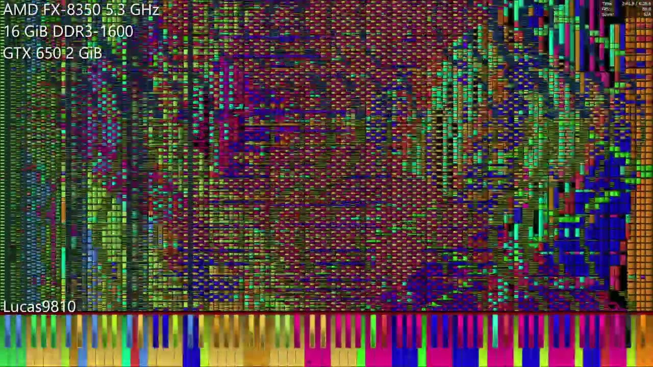 [Black MIDI] 5.2GHz FX-8350 vs Septette for the Dead Princess 51 Million