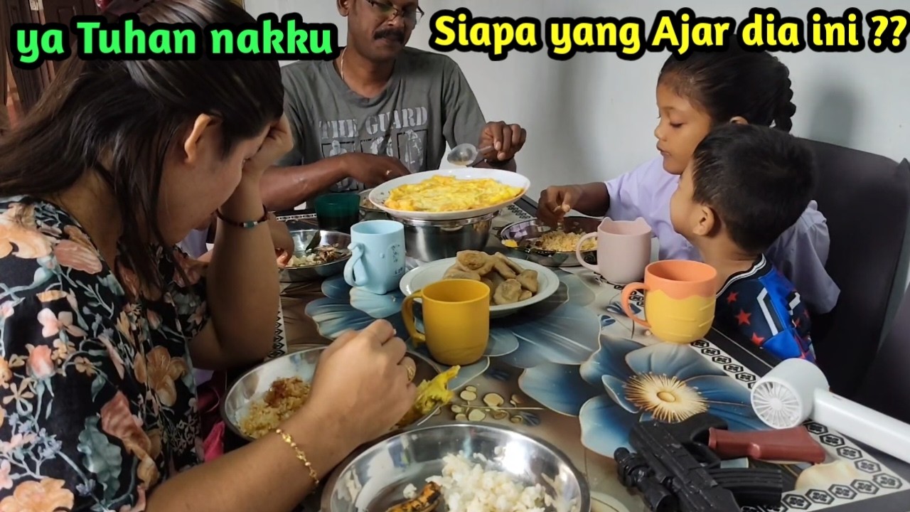 Saya Dan Suami Hanya Mampu saling Pandang di meja makan