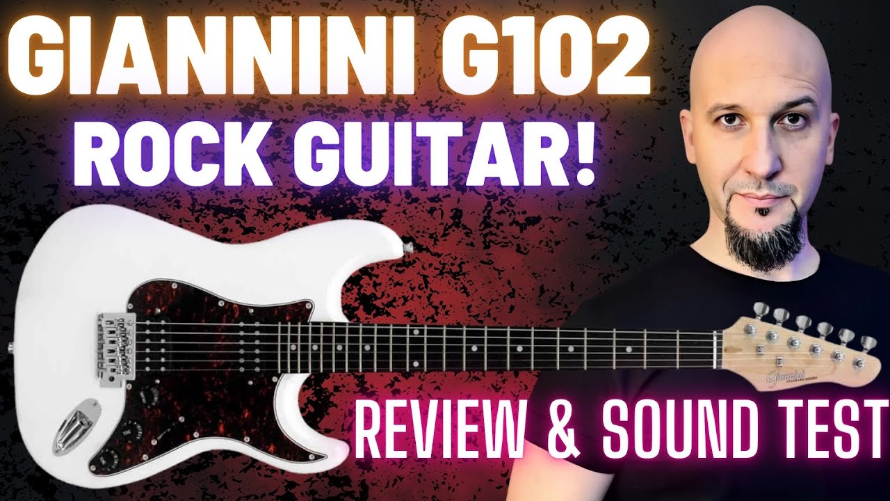 GUITARRA GIANINNI G102 - GUITARRA para ROCK por PREÇO ACESSÍVEL!