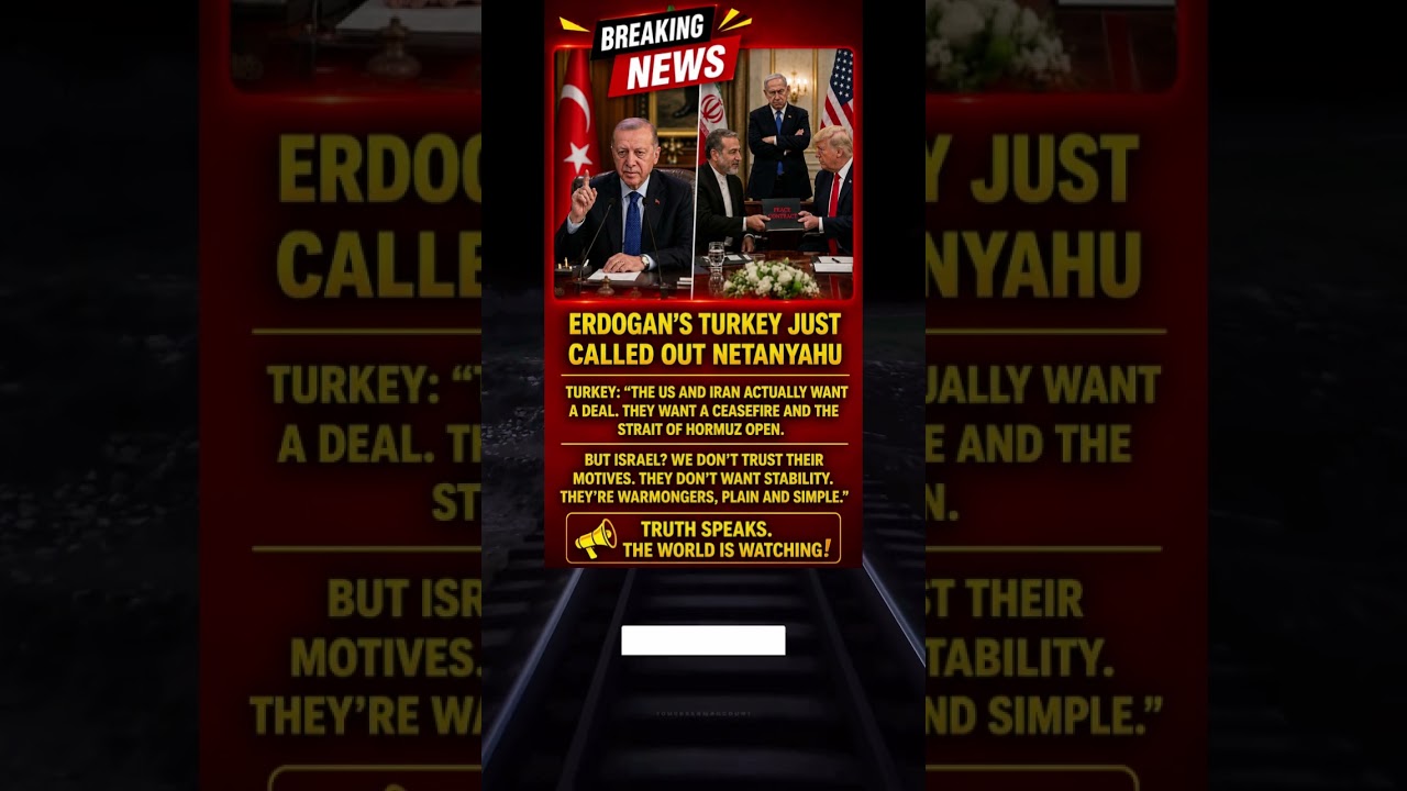 Turkey Calls Out Netanyahu? Erdogan&rsquo;s Message Sparks Global Debate
