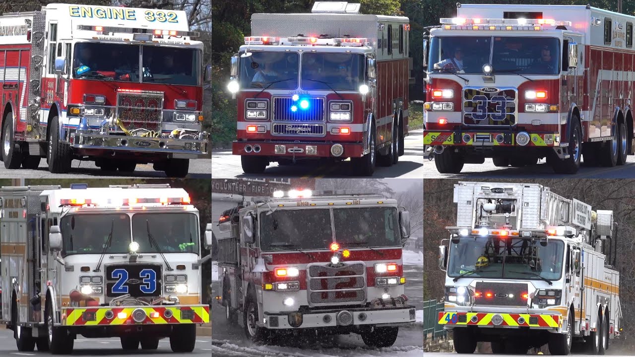 Anne Arundel County Response Compilation - Fire Trucks Responding 2024