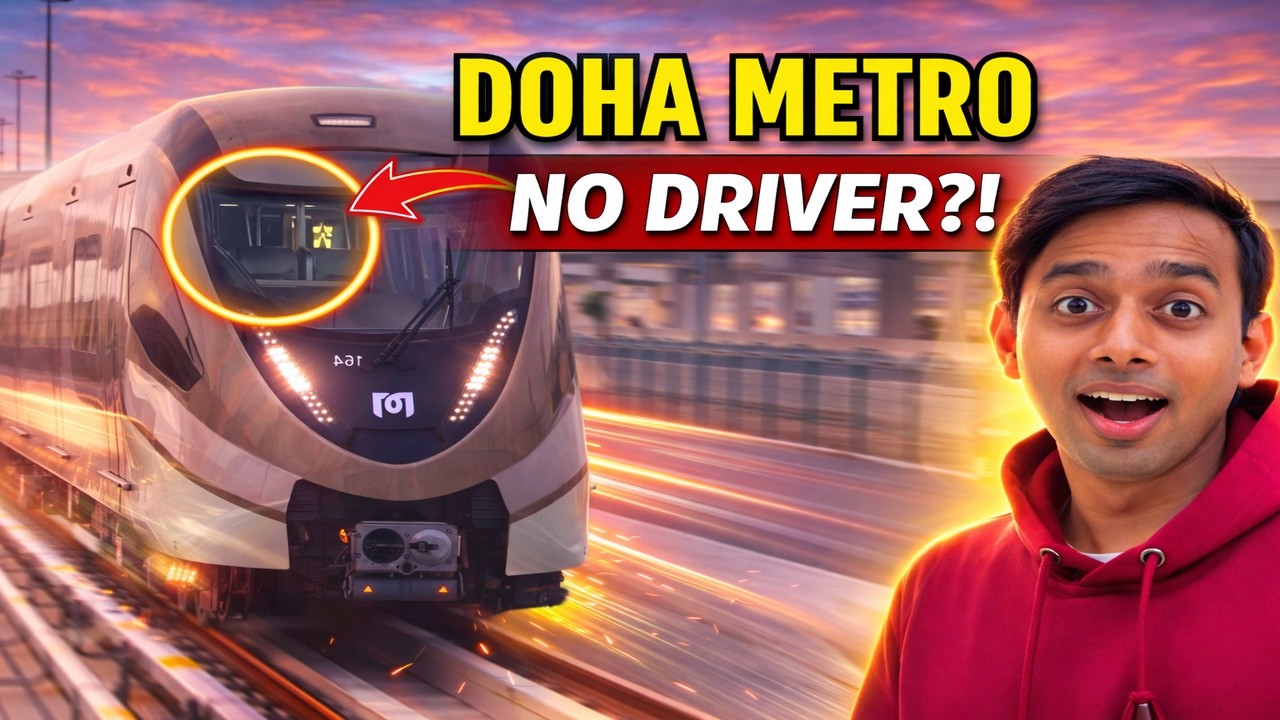Doha Metro Guide 🇶🇦| Driverless Train 🚊 | Suman’s Day Out