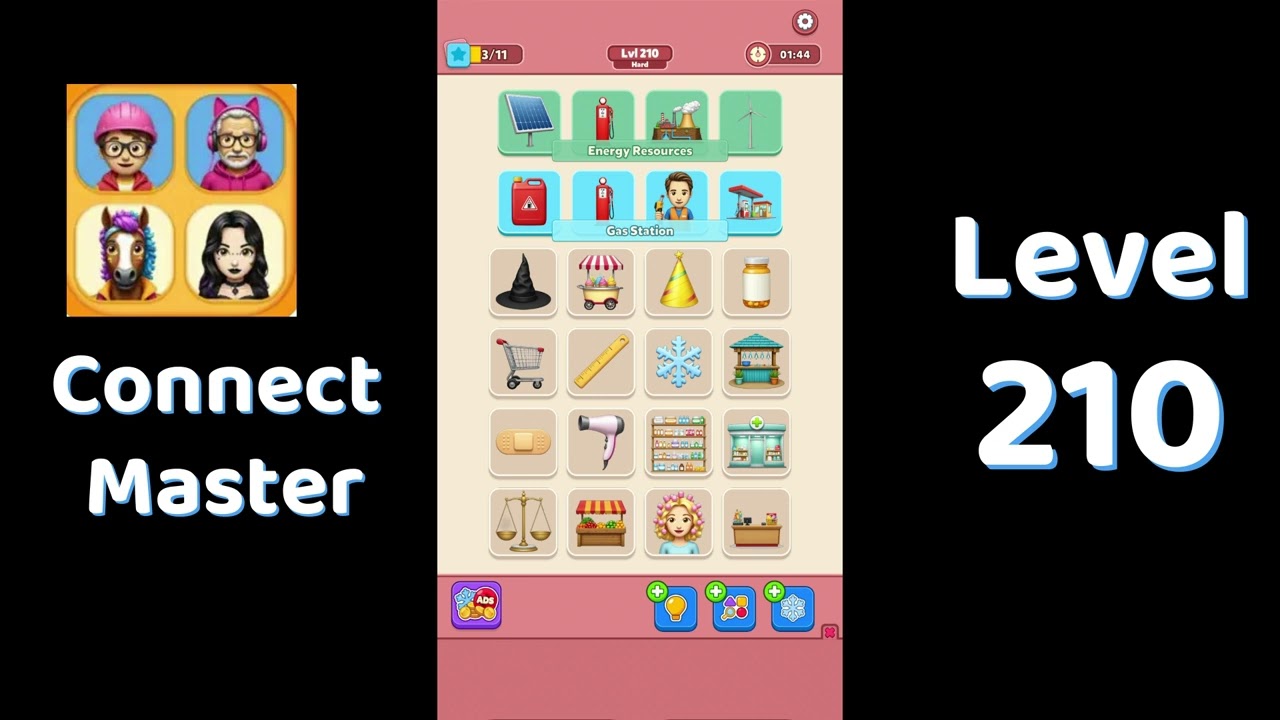 Connect Master Level 210 Walkthrough 🧩 | Match Puzzle | Puzzle Solutions & Tips | Go Answer
