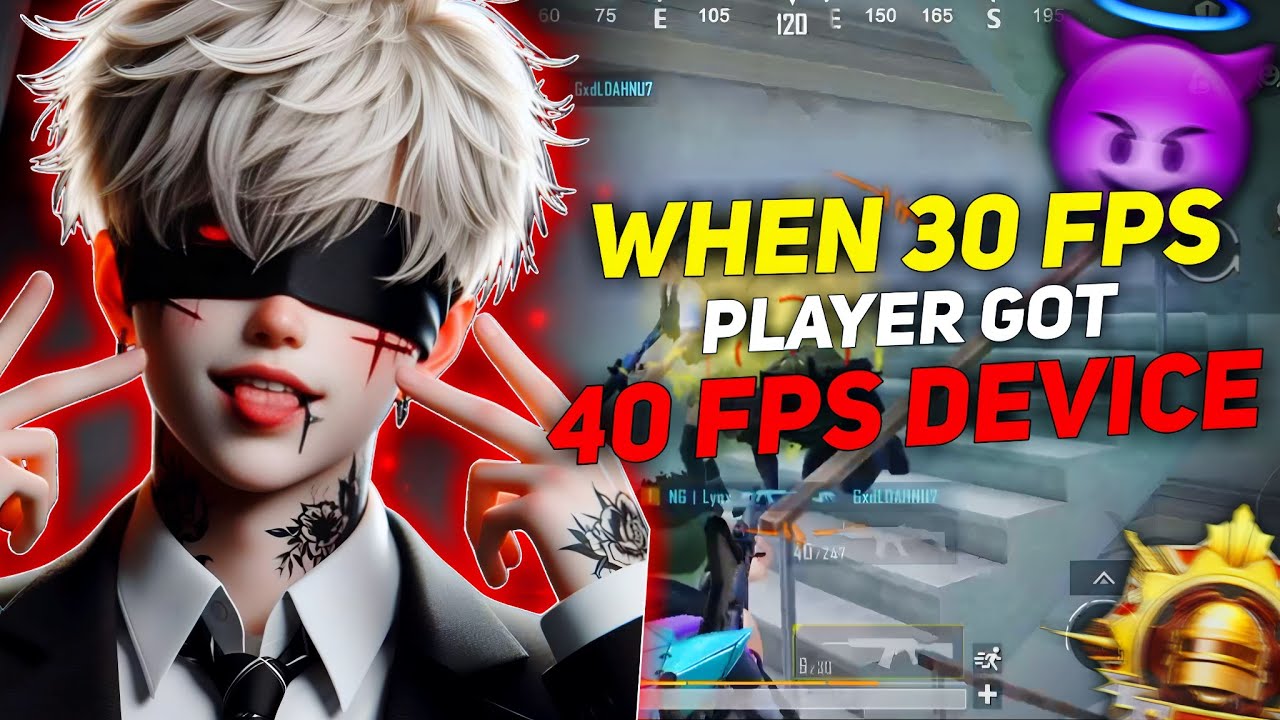 WHEN 30 FPS PLAYER GOT 40 FPS DEVICE 🔥 || BGMI 40 GAMEPLAY ⚡ || BGMI GAMEPLAY 🚀🗿