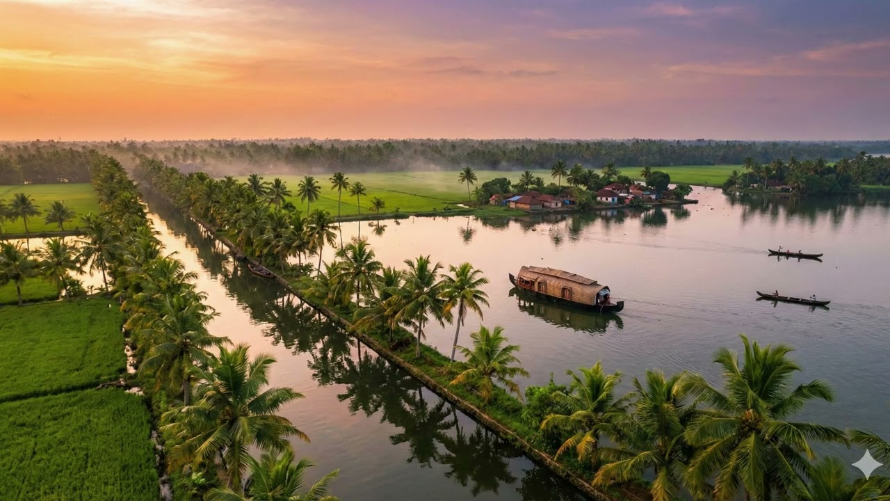 A profile of Kerala's Backwaters: The Emerald Labyrinth