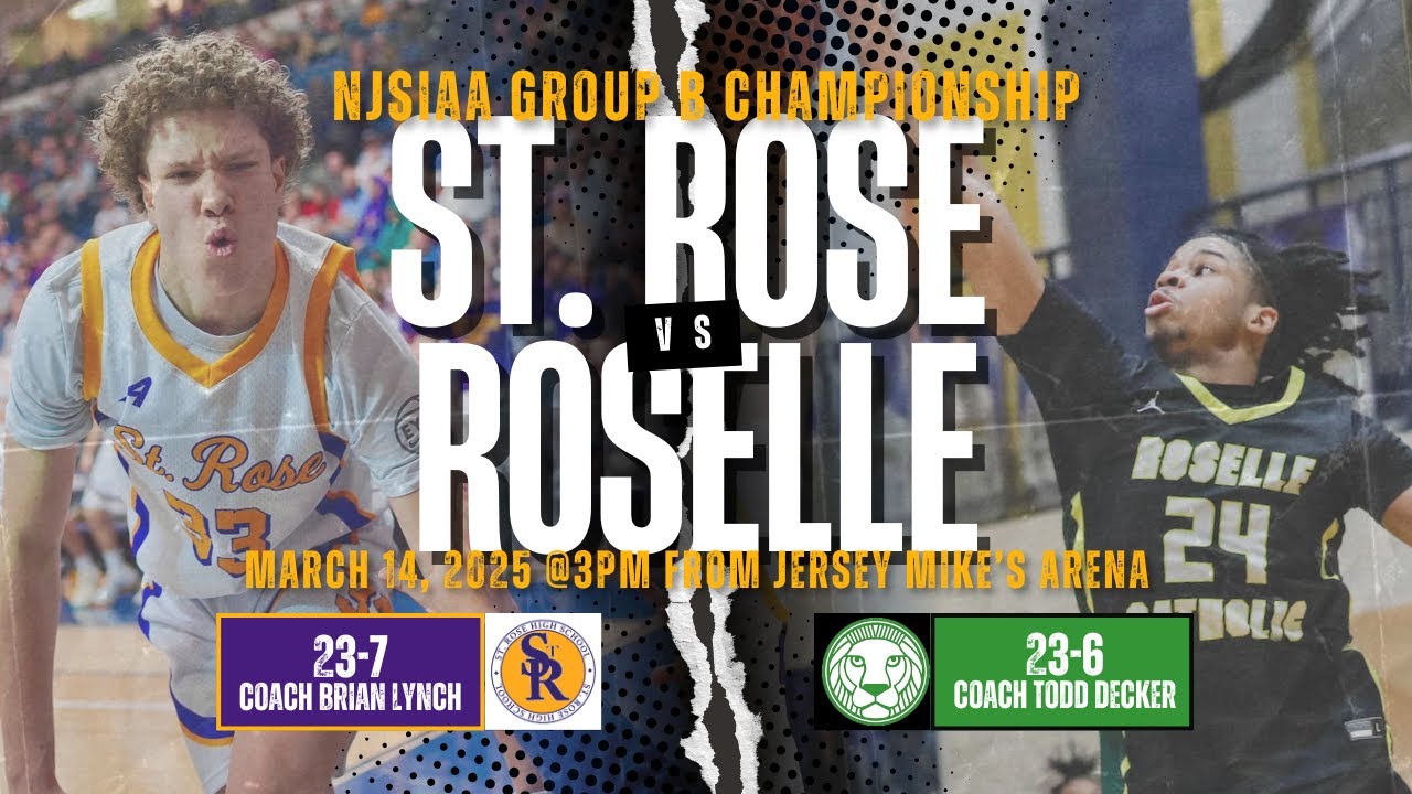 NJSIAA Group B Championship | St. Rose vs. Roselle Catholic