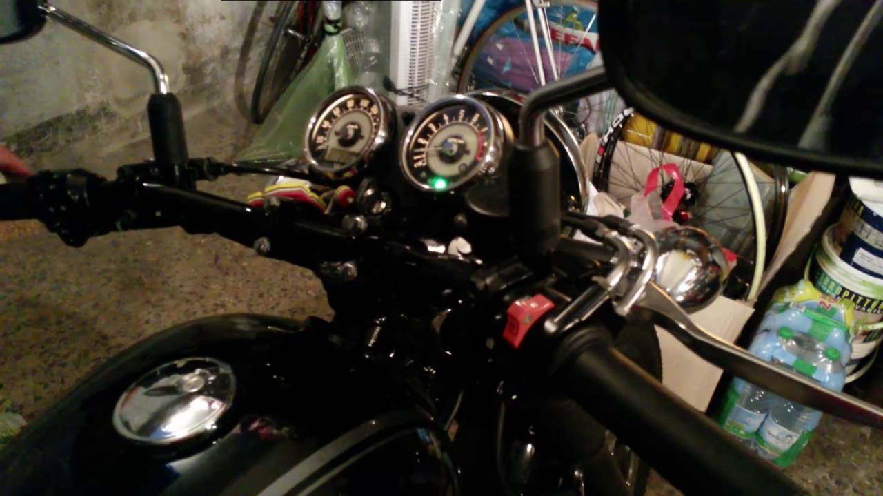 KAWASAKI W800 - Exhaust db killer removing and sound Before/After