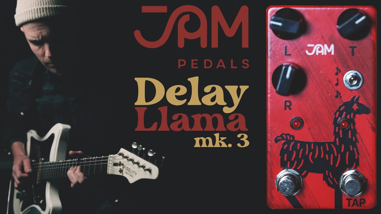 Демонстрации в темноте // Педали JAM Delay Llama mk.3 // Демонстрация гитарной педали