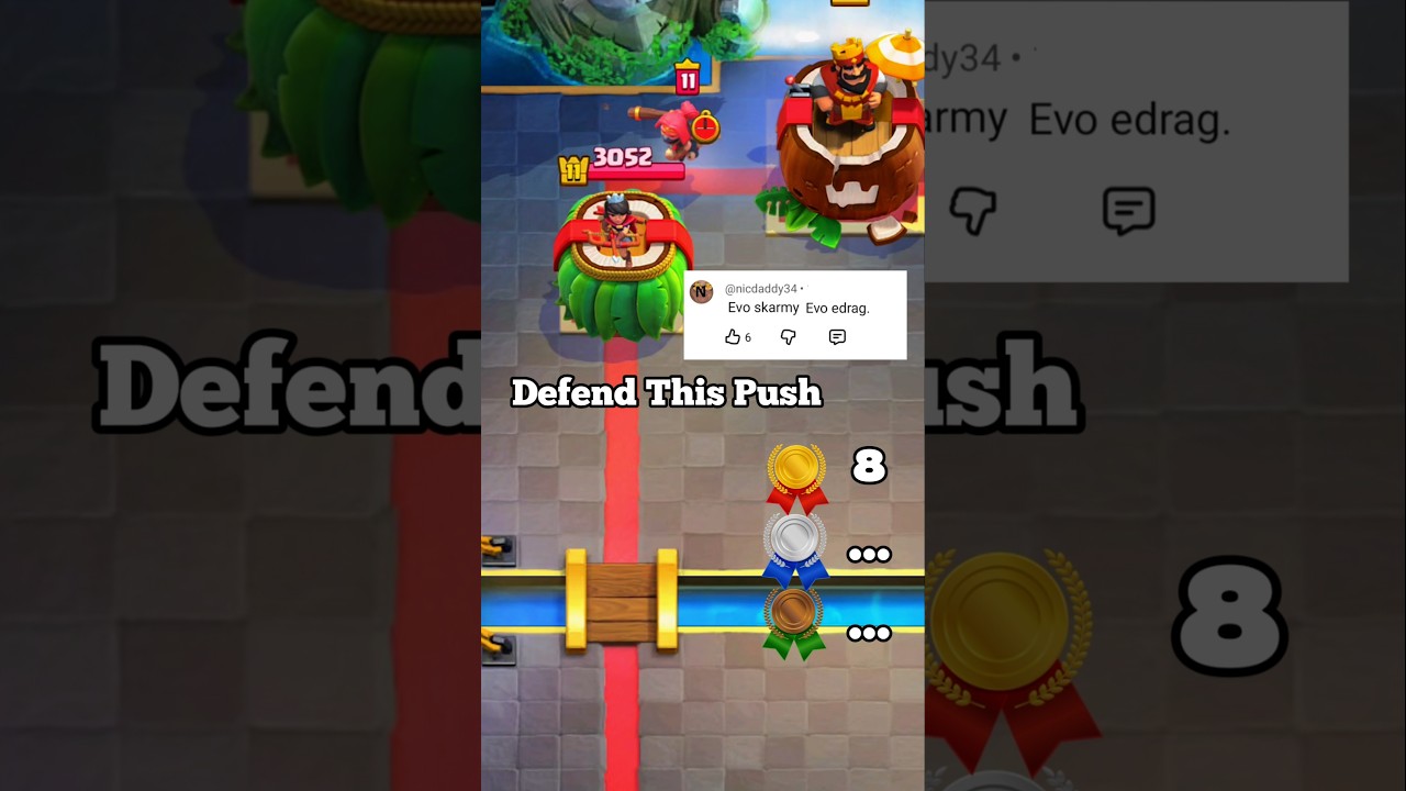 CAN YOU DEFEND THIS CHAMP BOSS BANDITS PUSH..?? 😣😏 