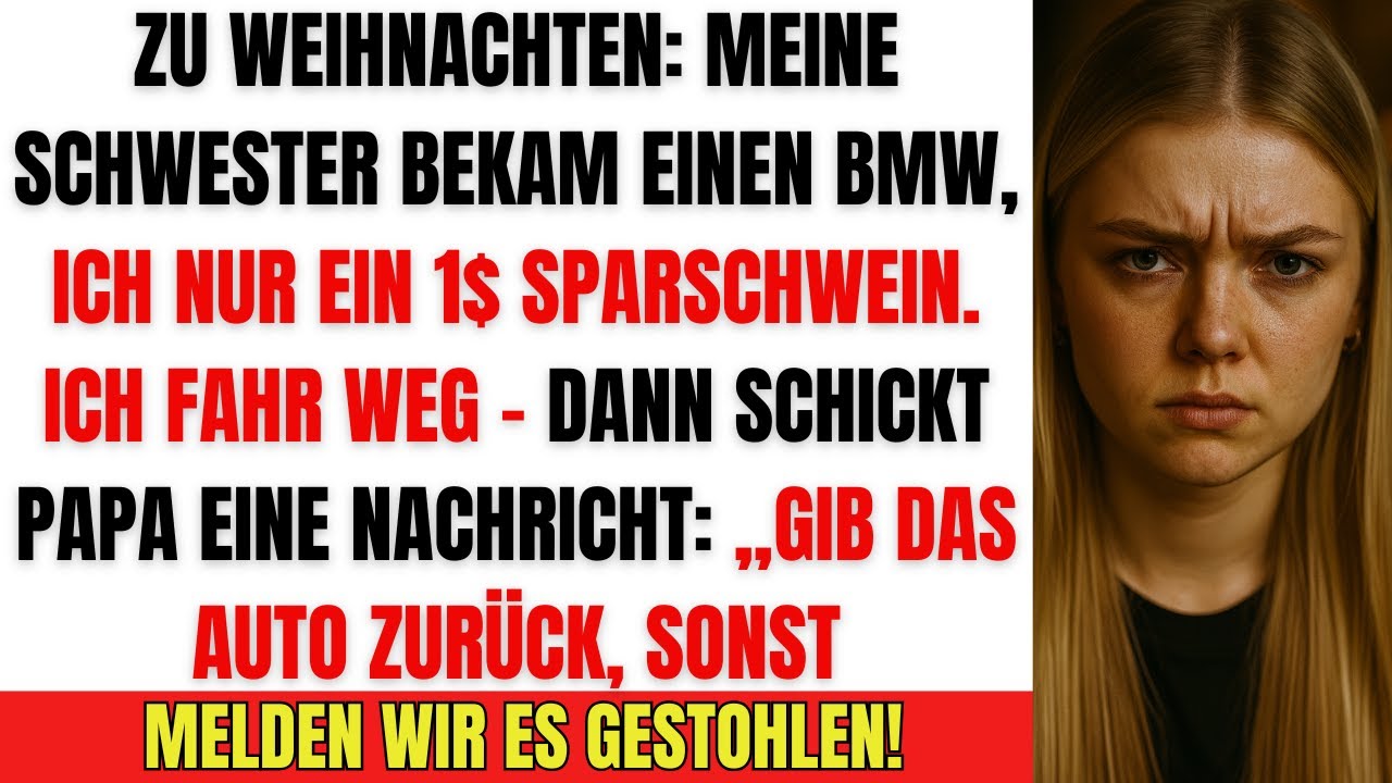 Meine Eltern schenkten meiner Schwester ein BMW – ich bekam 1$ und verließ sie für immer