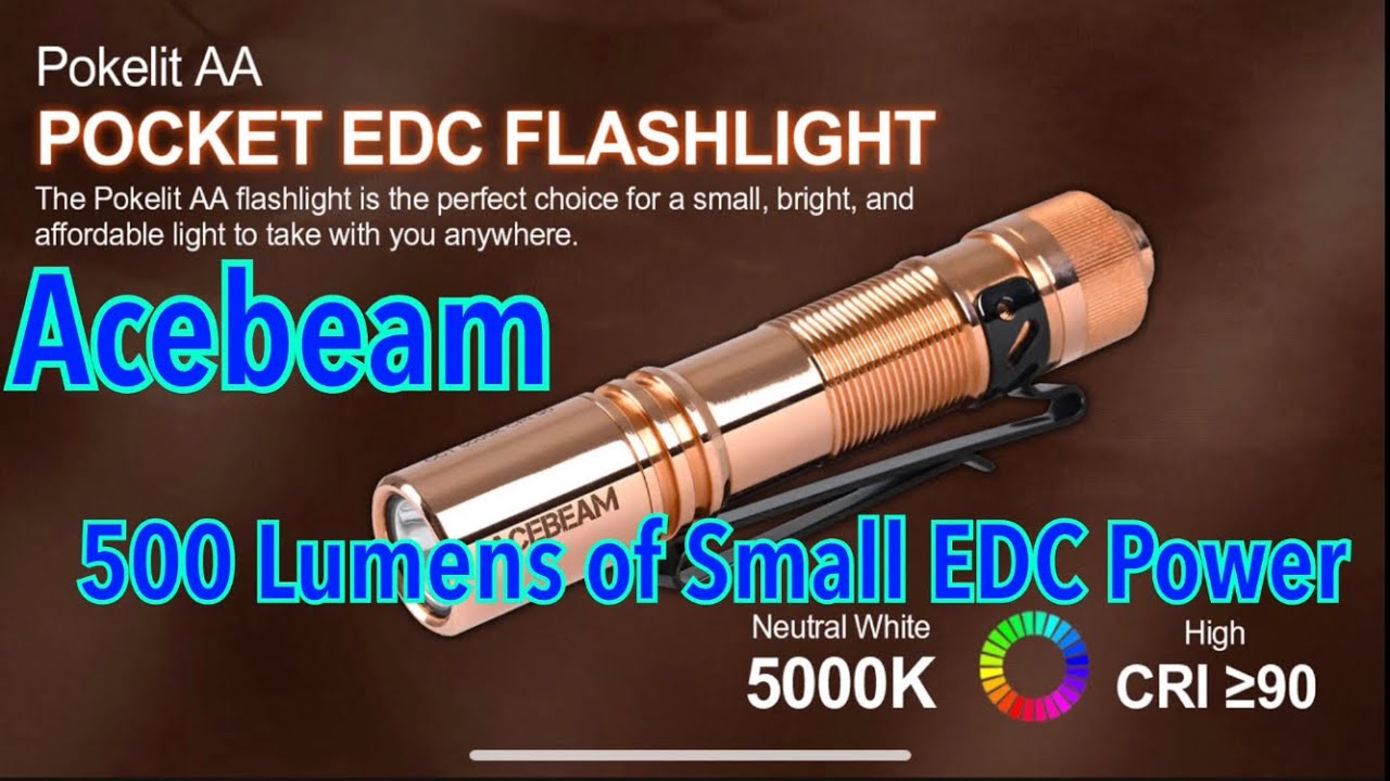 Acebeam Pokelit AA Copper EDC flashlight