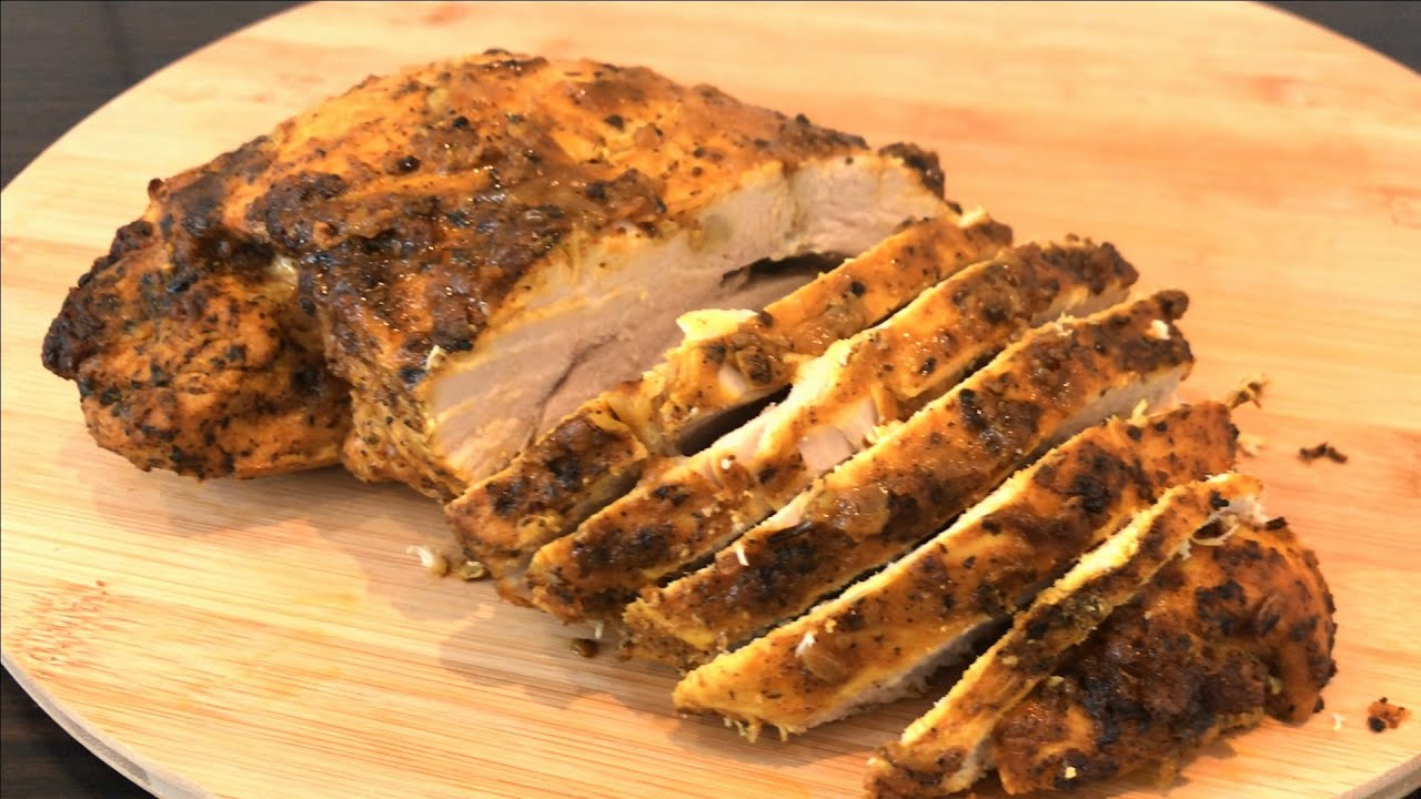 Mój sekretny przepis na pieczoną pierś z indyka - Baked turkey breast recipe - صدر رومى مشوى
