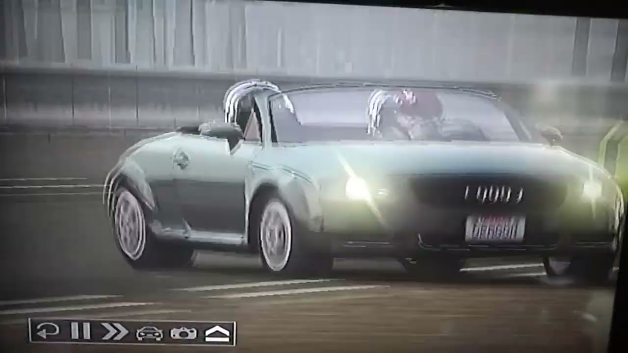 Project Gotham Racing: Federal Reserve Easy Quick Race at San Francisco in a Green Audi TT Roadster