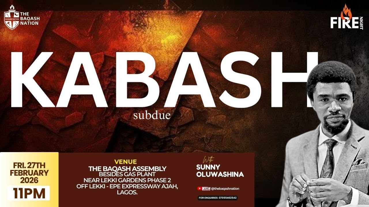 KABASH: Activating Your Spiritual Authority & Dominion| Fire Night | The Baqash Nation