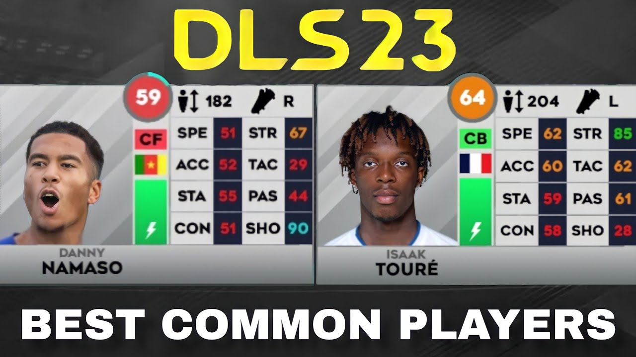 BEST COMMON PLAYERS IN DLS 23! | DREAM LEAGUE SOCCER 23