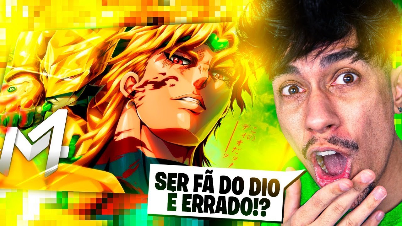 SER FÃ DO DIO É ERRADO? React Dio Brando JoJo's Bizarre Adventure - Za Warudo | M4rkim ‹ Ine Games ›