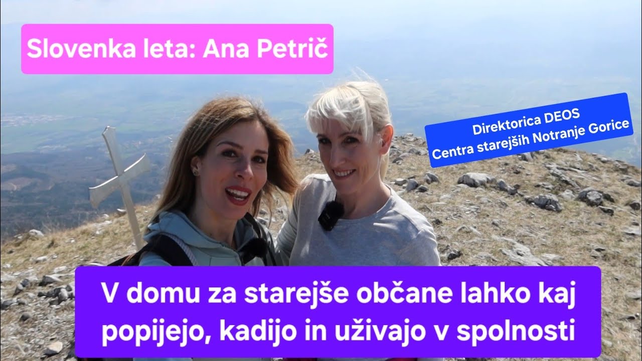 Slovenka leta: Ana Petrič razbija tabuje v domovih za starejše občane