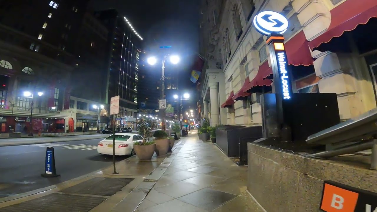 French Quarter to Broad Street Theater District * Early Morning * Philadelphia * ASMR [4K]