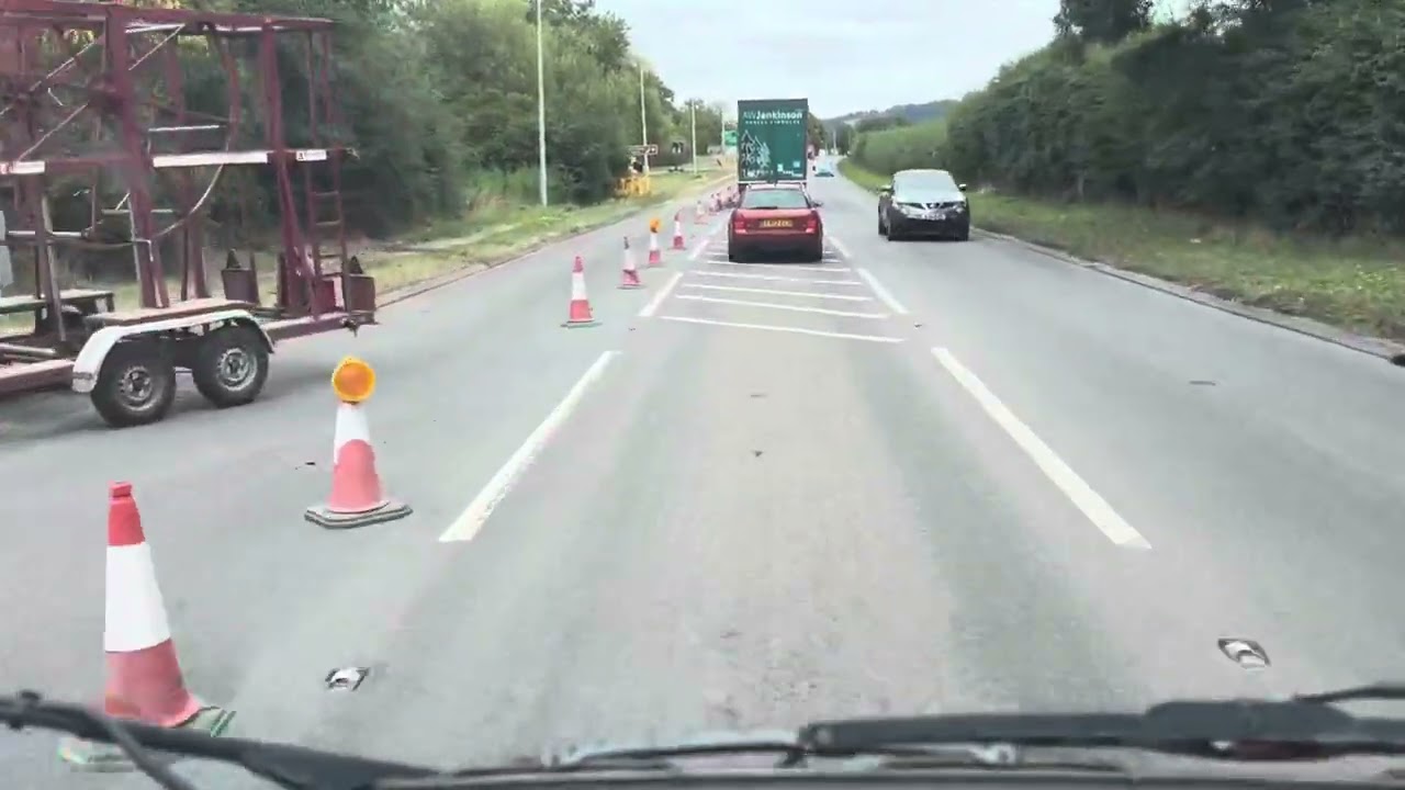 Drive From Chester To Oakmere In Cheshire , 20/08/2025