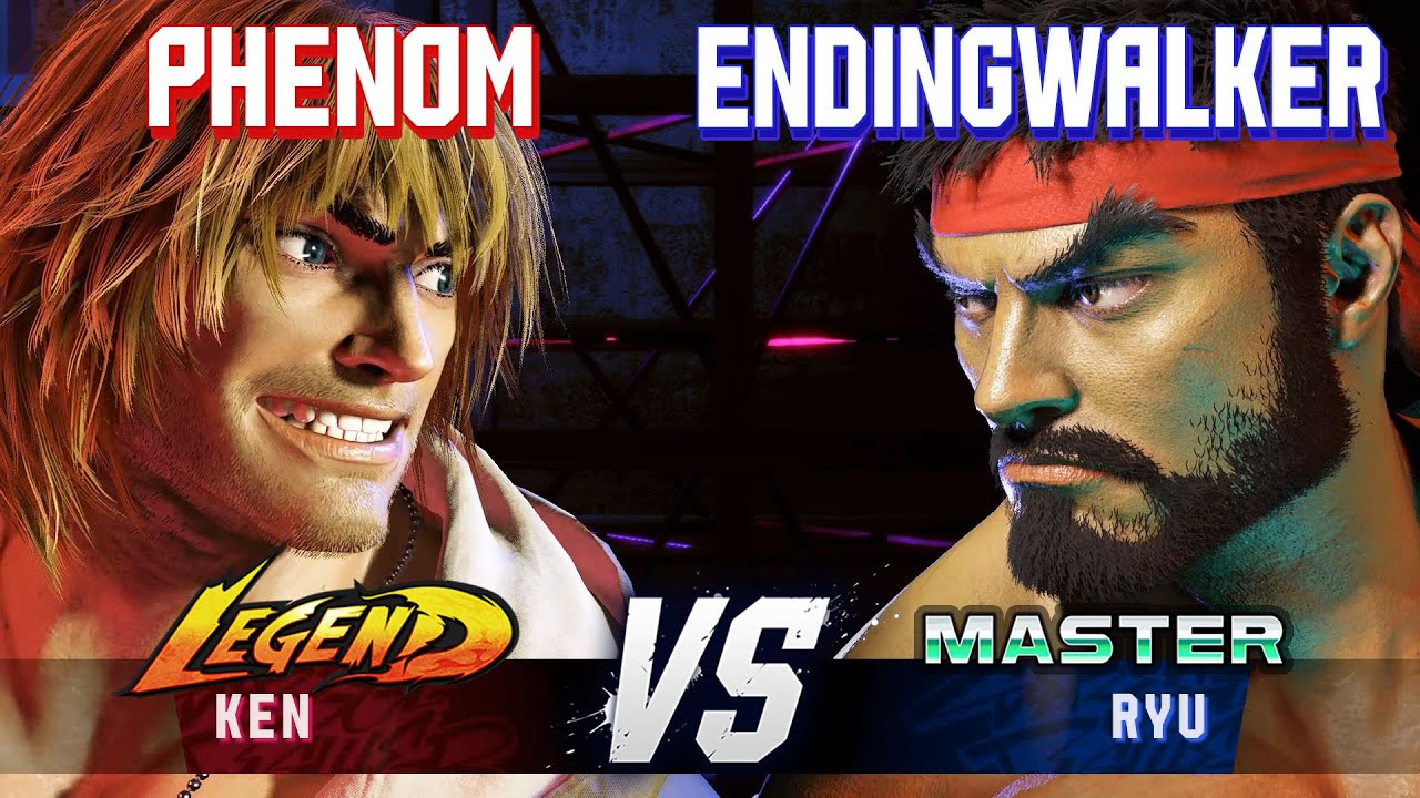 SF6 ▰ PHENOM (Ken) vs ENDINGWALKER (Ryu) ▰ High Level Gameplay
