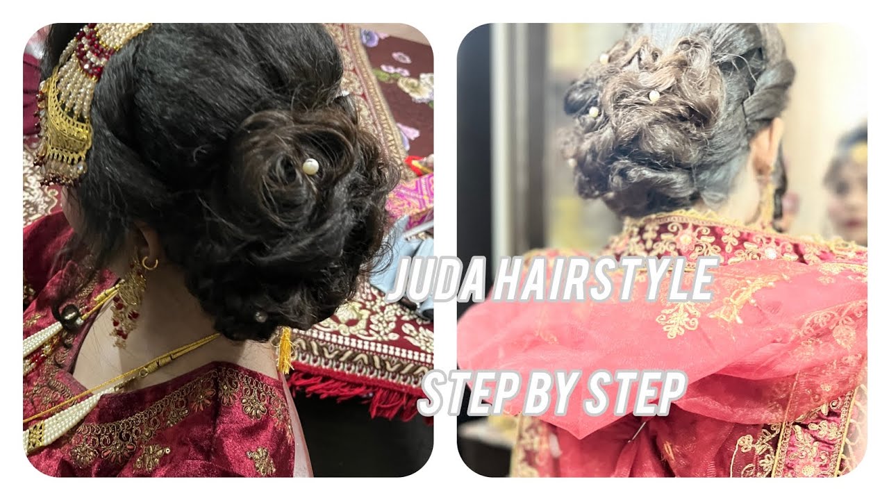 Simple and easy juda hairstyle #hairstyle#juda #hairstyles #trendingvideo 