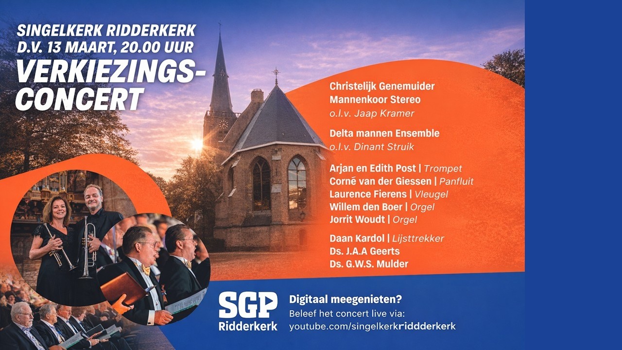 2026-03-13 | Verkiezingsconcert SGP