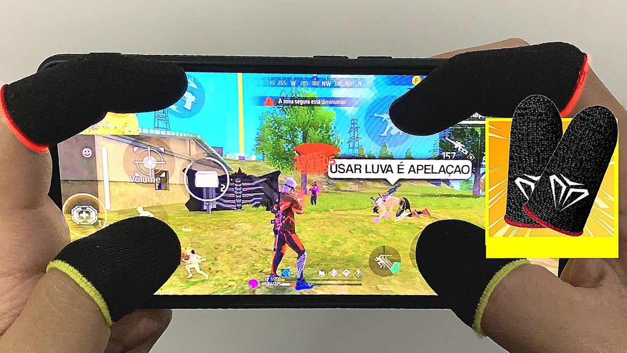 PRIMEIRA PARTIDA USANDO A LUVA DE DEDO QUE DEIXA SUA SENSIBILIDADE XITADA KKKKKK