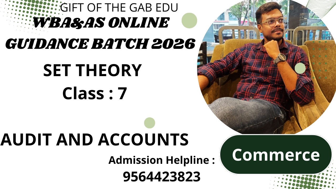 WBPSC AUDIT , ASSISTANT MASTER & MISTRESS || LIVE CLASS || DAY 07 | by Abhishek Sir ||