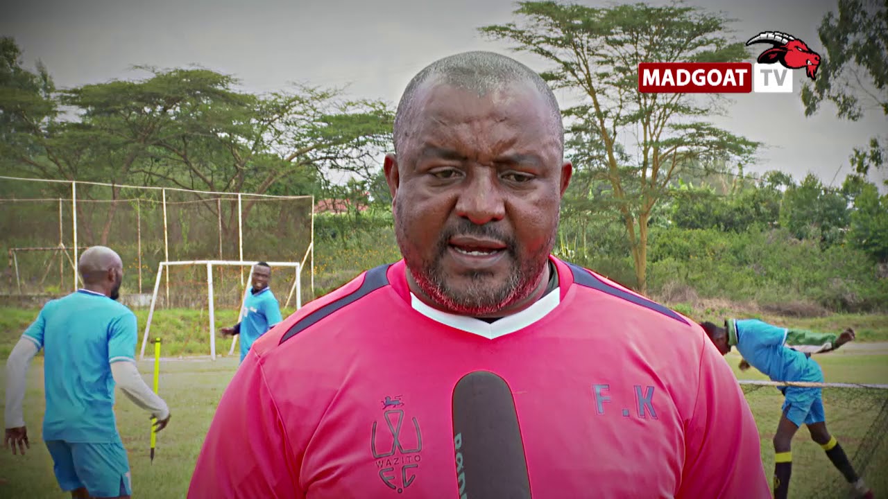 EXCLUSIVE: Francis Kimanzi first training session with Wazito FC.