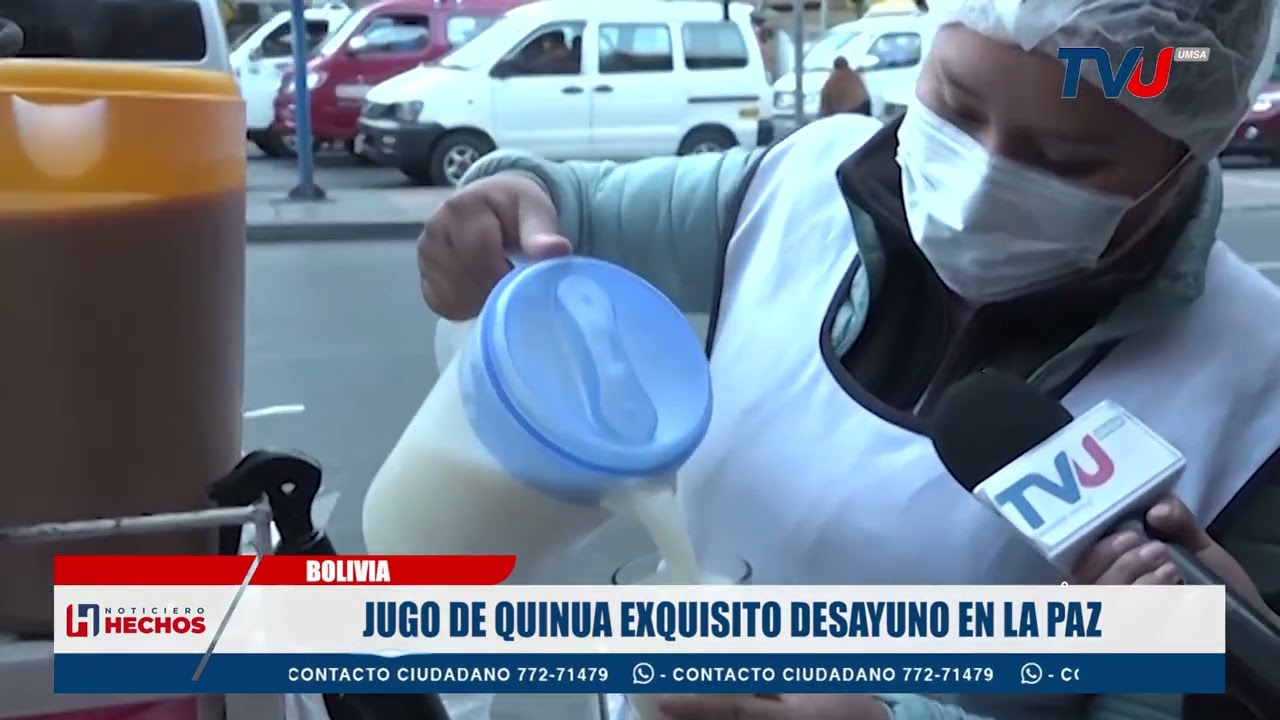 JUGO DE QUINUA EXQUISITO DESAYUNO EN LA PAZ