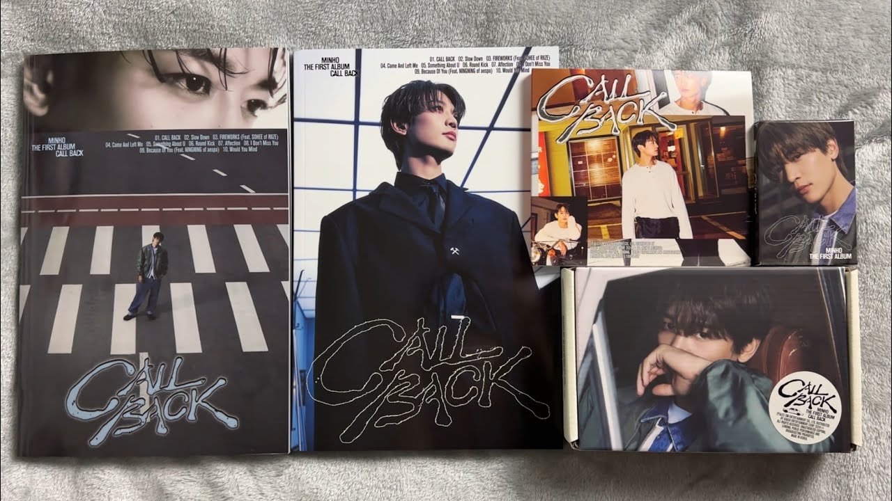 ♡Unboxing Minho 민호 1st Studio Album Call Back 콜백 (Photobook, Flip Book, Digipack & Keyring Ver.)♡
