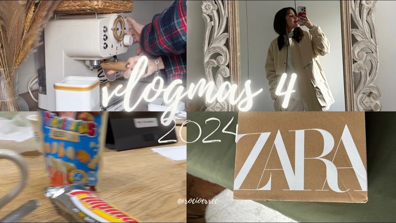 vlogmas #4 2024 | haul de zara Black Friday + ¿qué comemos en la tienda un festivo? @Rocío RC