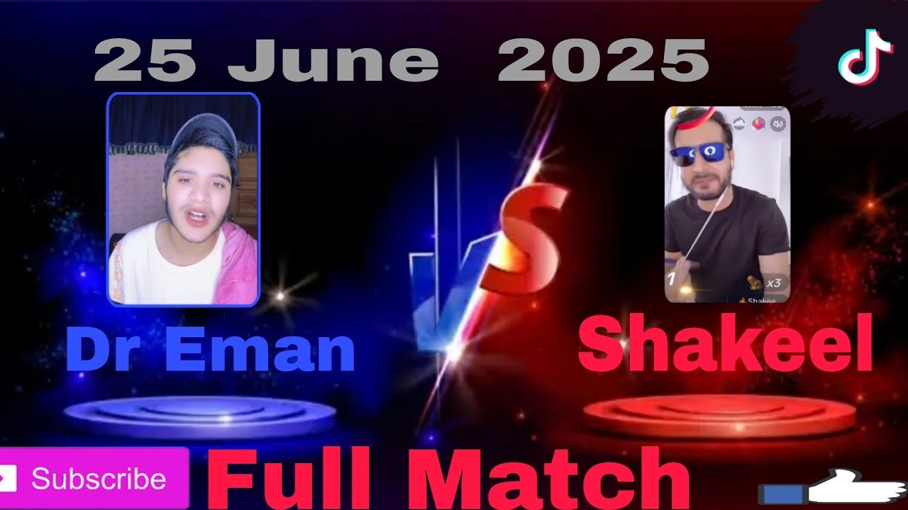Dr Eman Vs Shakeel Tiktok Live | 10 loin Punishment Match | 25 June 2025