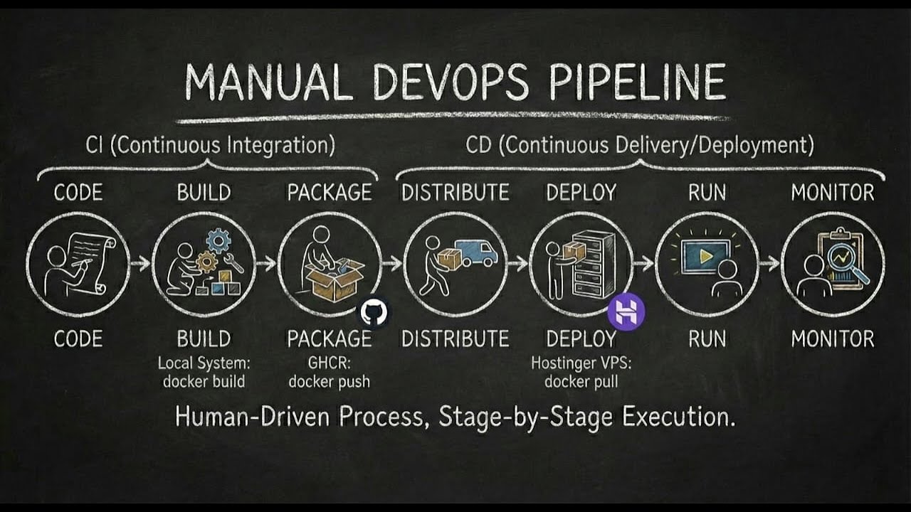 Manual CI/CD Explained: Understanding Each Phase with a Live Django Deployment
