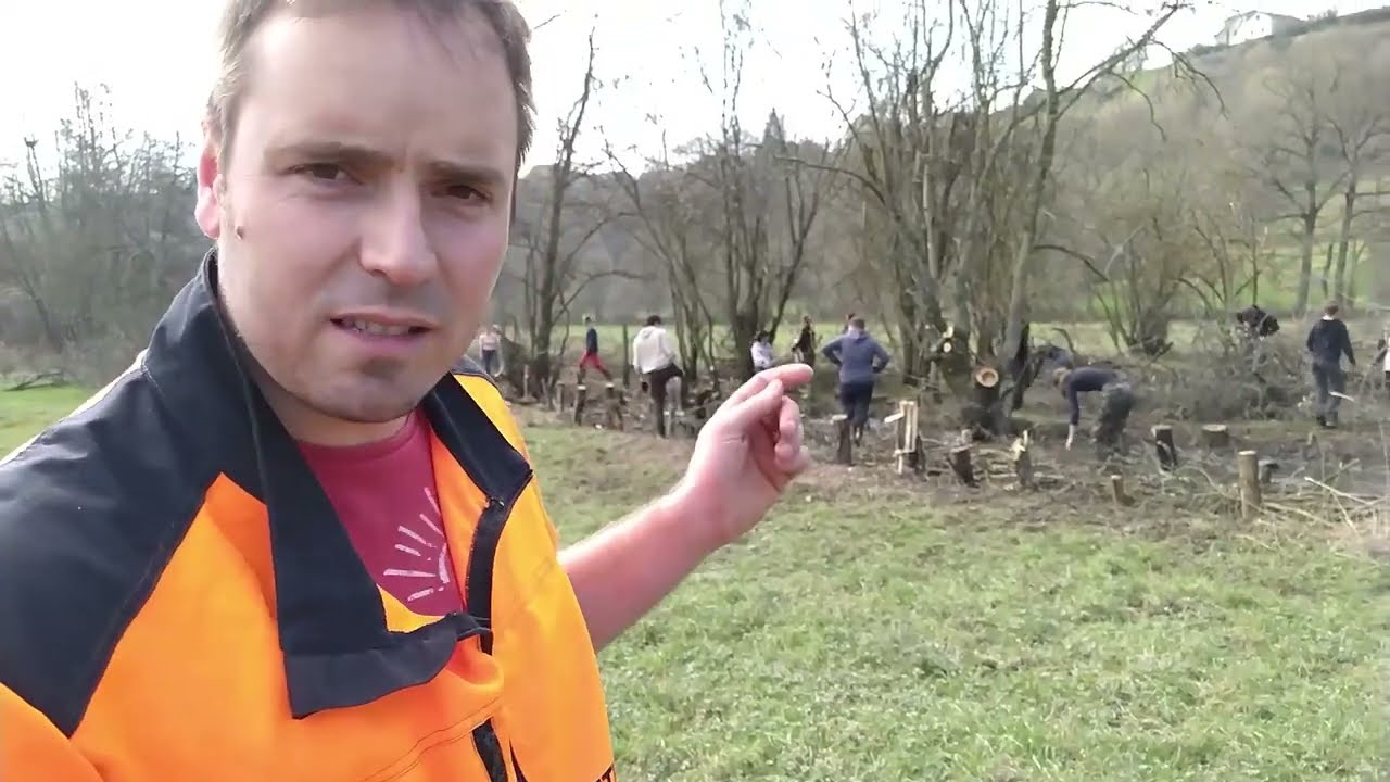 Chantier rivière du lycée agricole de Rochefort Montagne, BTS GPN + 2nde pro NJPF