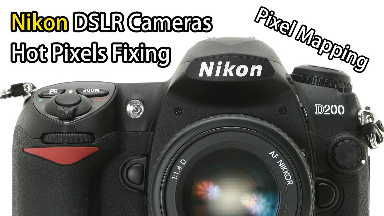 How to fix Hot Pixels on old Nikon DSLR cameras (pixel mapping)