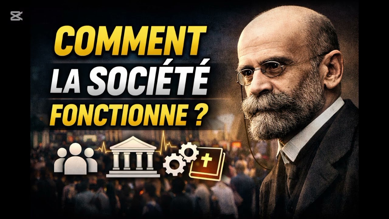 COMMENT LA SOCIÉTÉ FONCTIONNE ? | Émile Durkheim expliqué simplement