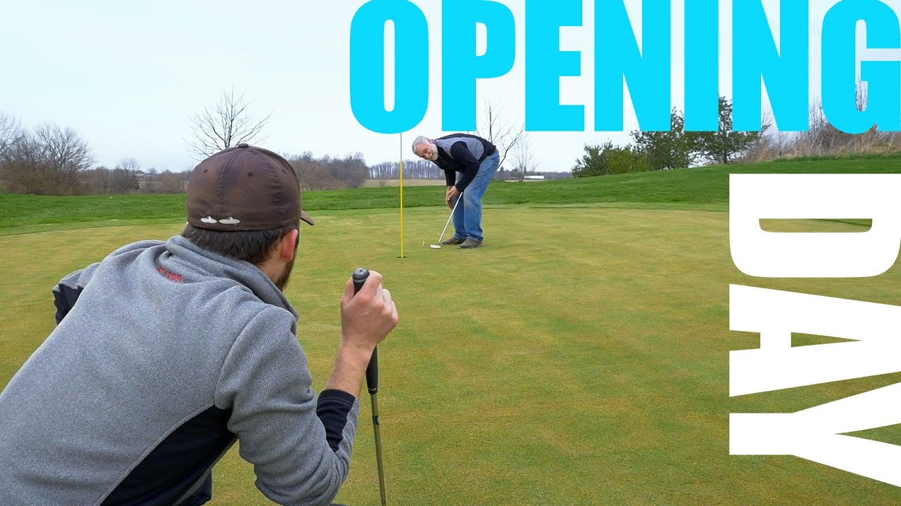 Backyard Golf Course Opening Day