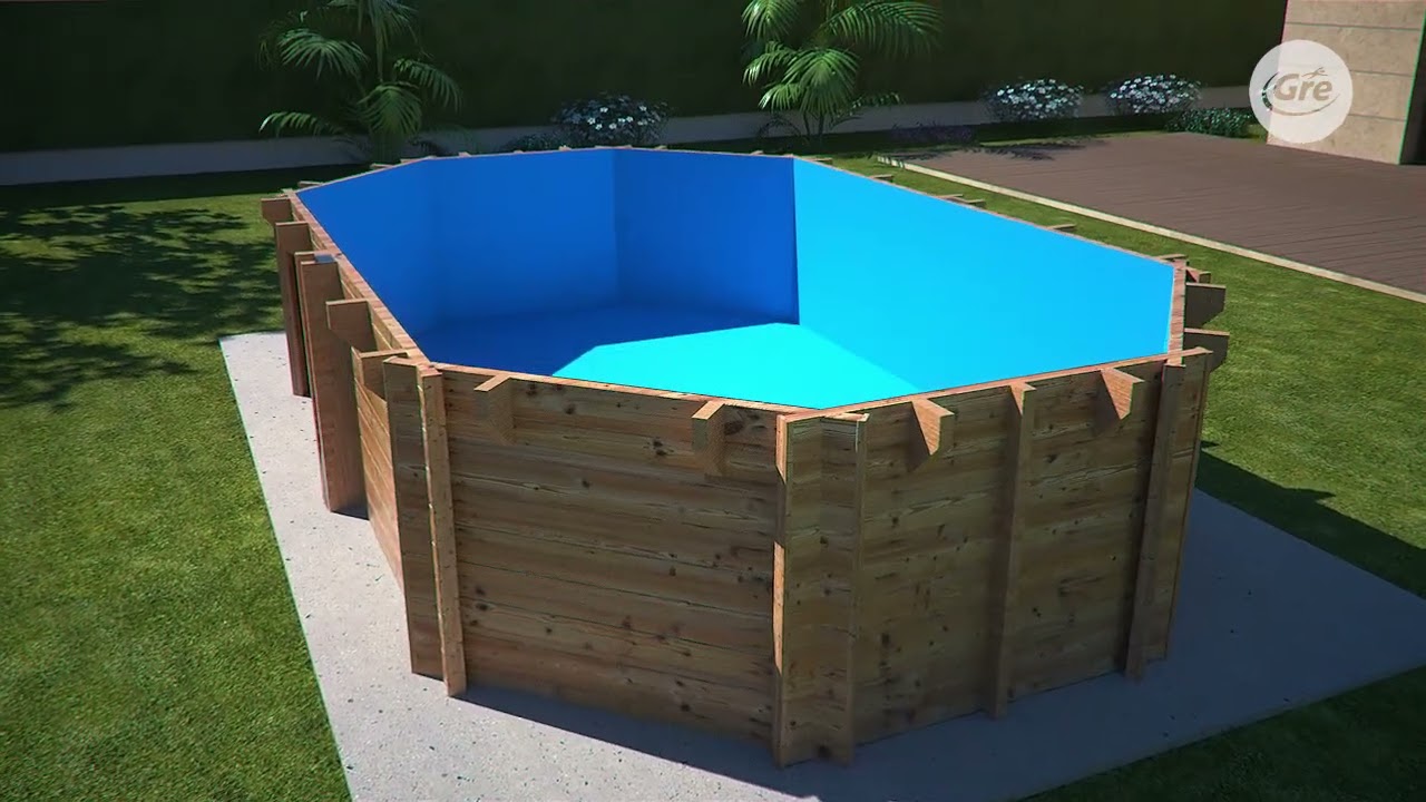 Gre Echtholzpool Modell 2025 Aufbauvideo