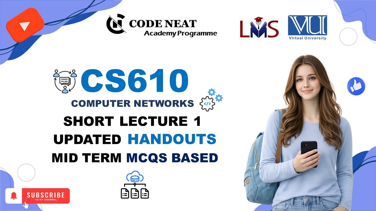 CS610 Short Lecture 1 | VU_Explanation_Highlighted_Midterm_IMP_Points_MCQs | codeneat.com | CodeNeat