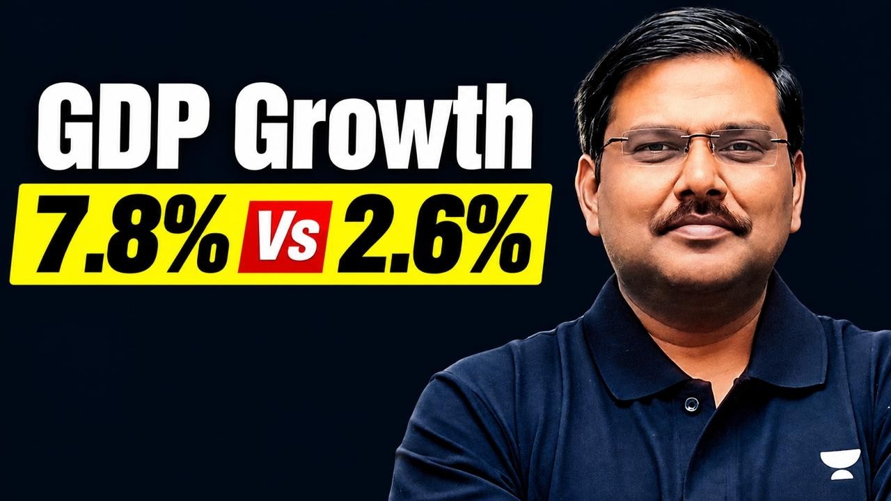 India GDP: 7.8% or 2.6%? Truth Behind the GDP Data | Shyam K | UPSC 2027-28