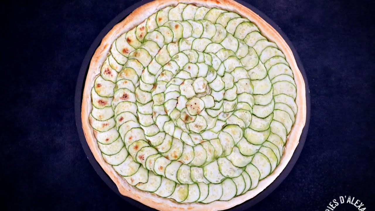 Tarte Boursin & Courgettes .